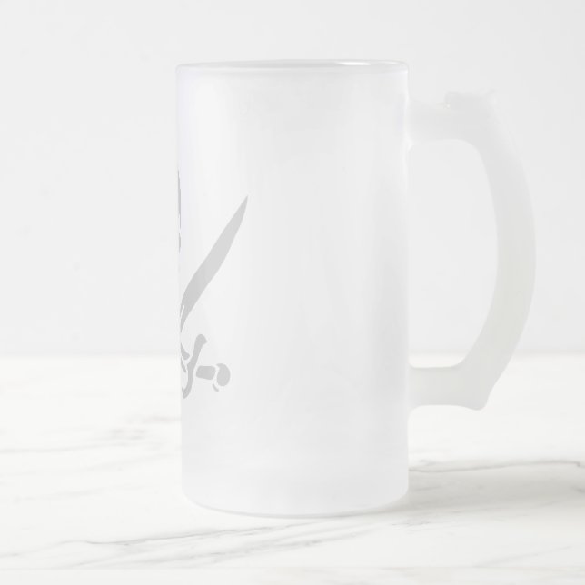 Taza De Cristal Esmerilado Ølkrus, grå (Derecha)