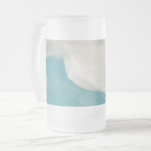 Taza De Cristal Esmerilado ondas de todos los modos