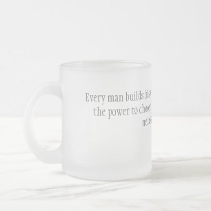 Taza De Cristal Esmerilado Opción