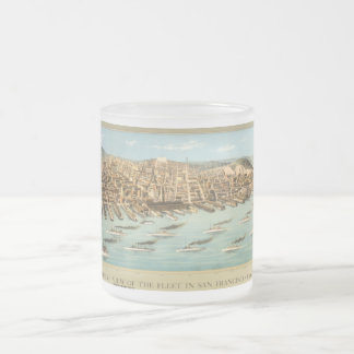 Taza De Cristal Esmerilado opinión del Pájaro-ojo de la flota en San