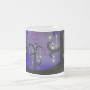 Taza De Cristal Esmerilado Orchard de Stars Mug