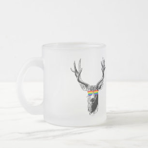 TAZA DE CRISTAL ESMERILADO ORGULLO DE BUCK