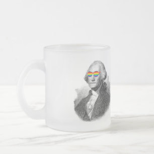Taza De Cristal Esmerilado Orgullo de George Washington