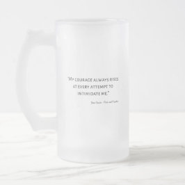 Taza De Cristal Esmerilado Orgullo y prejuicio
