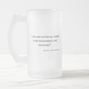 Taza De Cristal Esmerilado Orgullo y prejuicio III