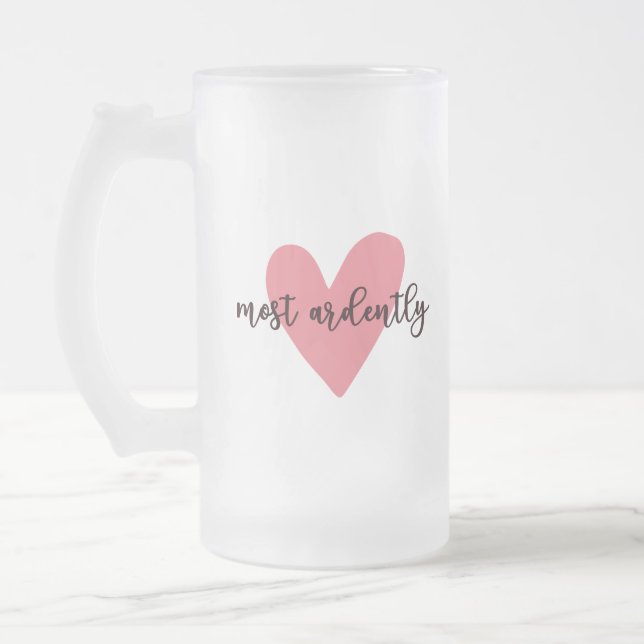 Taza De Cristal Esmerilado Orgullo Y Prejuicio Sr. Darcy - Más Astuto V (Izquierda)