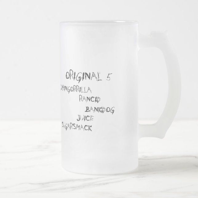 Taza De Cristal Esmerilado Original 5 series (Derecha)