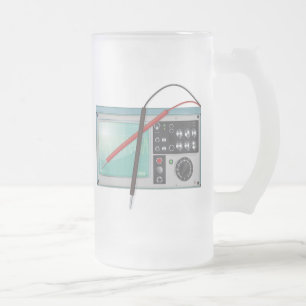 Taza De Cristal Esmerilado osciloscopio