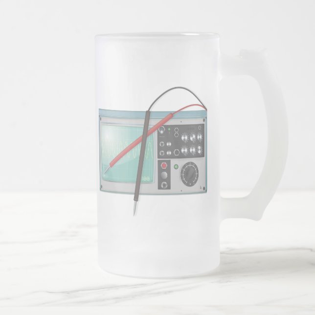 Taza De Cristal Esmerilado osciloscopio (Derecha)