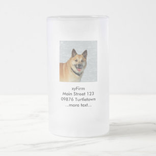 Taza De Cristal Esmerilado Oveja islandesa20150904