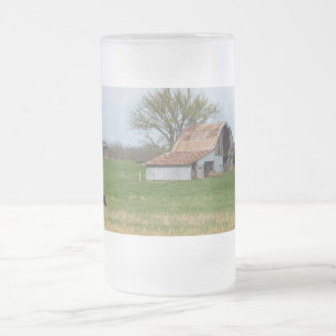 Taza De Cristal Esmerilado Ozark Old Farm Frost Mug