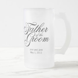 Taza De Cristal Esmerilado Padre de la bruja