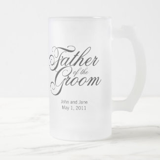 Taza De Cristal Esmerilado Padre de la bruja