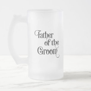 Taza De Cristal Esmerilado Padre del Novio