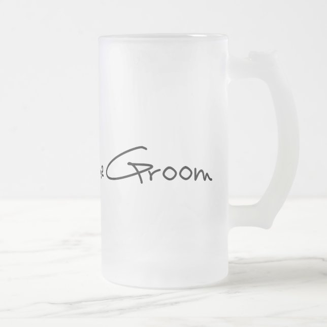 TAZA DE CRISTAL ESMERILADO PADRE DEL NOVIO (Derecha)
