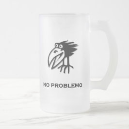 Taza De Cristal Esmerilado Pájaro no problema