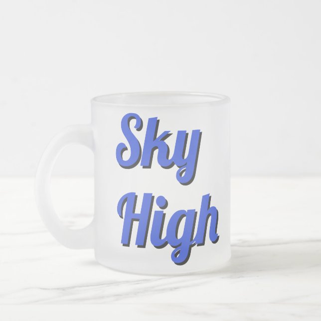 Taza De Cristal Esmerilado Palabras motivacionales inspirador diseño lindo T- (Izquierda)