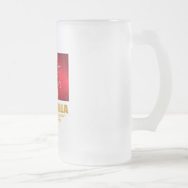 Taza De Cristal Esmerilado Pancho Villa 1 (Derecha)