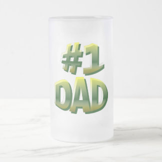 Taza De Cristal Esmerilado Papá #1