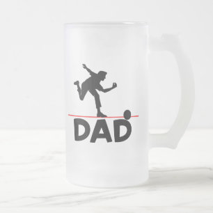 Taza De Cristal Esmerilado Papá de los bolos