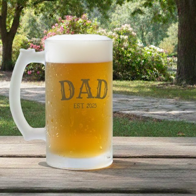 TAZA DE CRISTAL ESMERILADO PAPÁ EST  (Subido por el creador)
