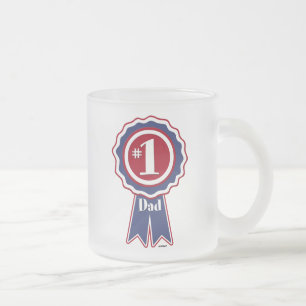 Taza De Cristal Esmerilado Papá, feliz día del padre
