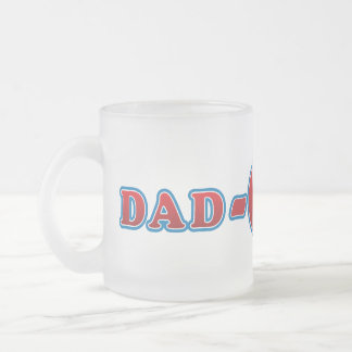 Taza De Cristal Esmerilado Papá-O-Ácaro