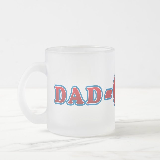 Taza De Cristal Esmerilado Papá-O-Ácaro (Izquierda)