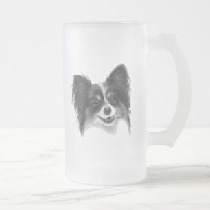 Taza De Cristal Esmerilado Papillon