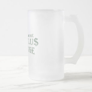 Taza De Cristal Esmerilado Paquete de estímulo enorme