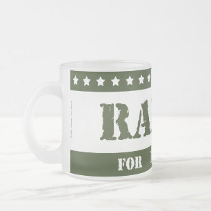 Taza De Cristal Esmerilado Para presidente Radar