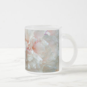 Taza De Cristal Esmerilado Para siempre Peony