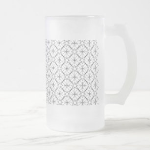 Taza De Cristal Esmerilado pared arabesca cableada