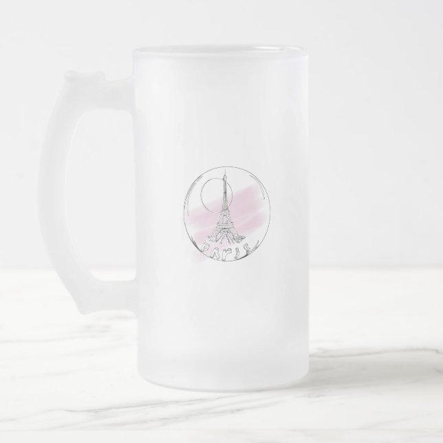 Taza De Cristal Esmerilado parisfio (Izquierda)