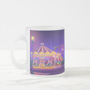 Taza De Cristal Esmerilado Parque de atracciones Circus
