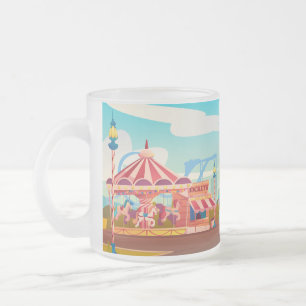 Taza De Cristal Esmerilado Parque de atracciones Circus