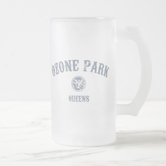 Taza De Cristal Esmerilado Parque del ozono (Derecha)