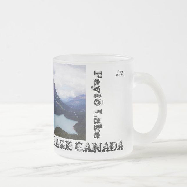 Taza De Cristal Esmerilado Parque nacional de Banff - lago Peyto (Derecha)