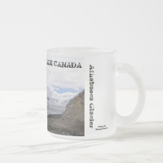 Taza De Cristal Esmerilado Parque nacional de jaspe - glaciar de Athabasca (Derecha)
