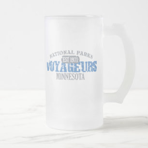 Taza De Cristal Esmerilado Parque nacional de Voyageurs