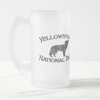 Taza De Cristal Esmerilado Parque nacional de Yellowstone