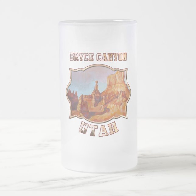 Taza De Cristal Esmerilado Parque nacional del barranco de Bryce (Centro)