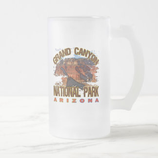 Taza De Cristal Esmerilado Parque nacional del Gran Cañón