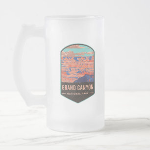 Taza De Cristal Esmerilado Parque nacional del Gran Cañón