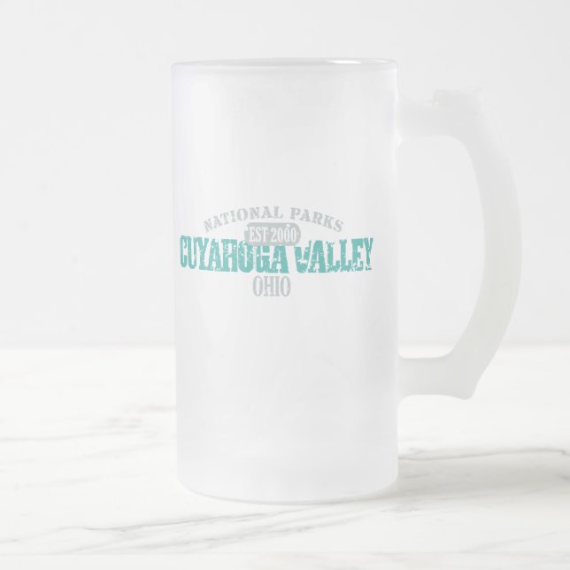 Taza De Cristal Esmerilado Parque nacional del Valle de Cuyahoga (Derecha)