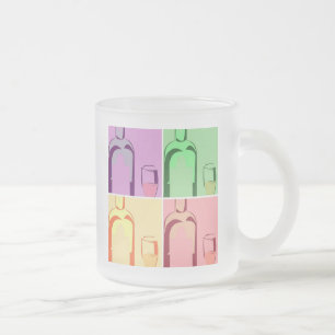 Taza De Cristal Esmerilado Partido del bachiller