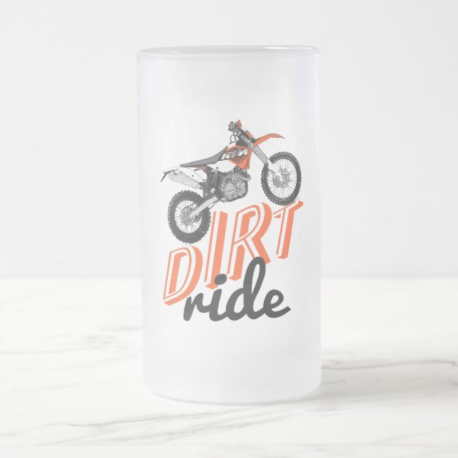 Taza De Cristal Esmerilado Paseo de la suciedad (Centro)