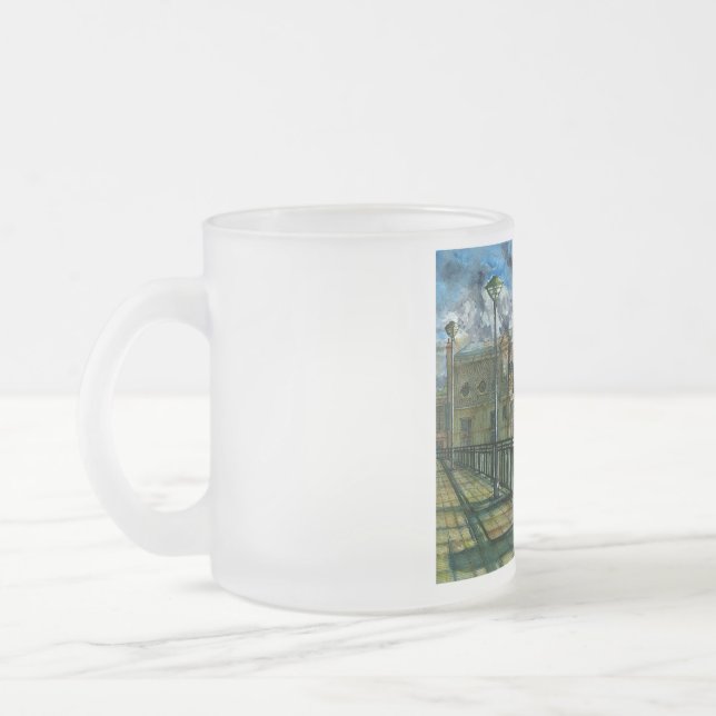 Taza De Cristal Esmerilado Paseo Mirador de Valparaíso (Izquierda)