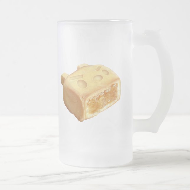 Taza De Cristal Esmerilado Pastel de piña (Derecha)