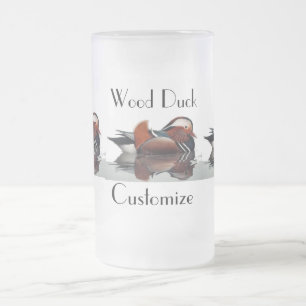 Taza De Cristal Esmerilado Pato de Madera Thunder_Cove